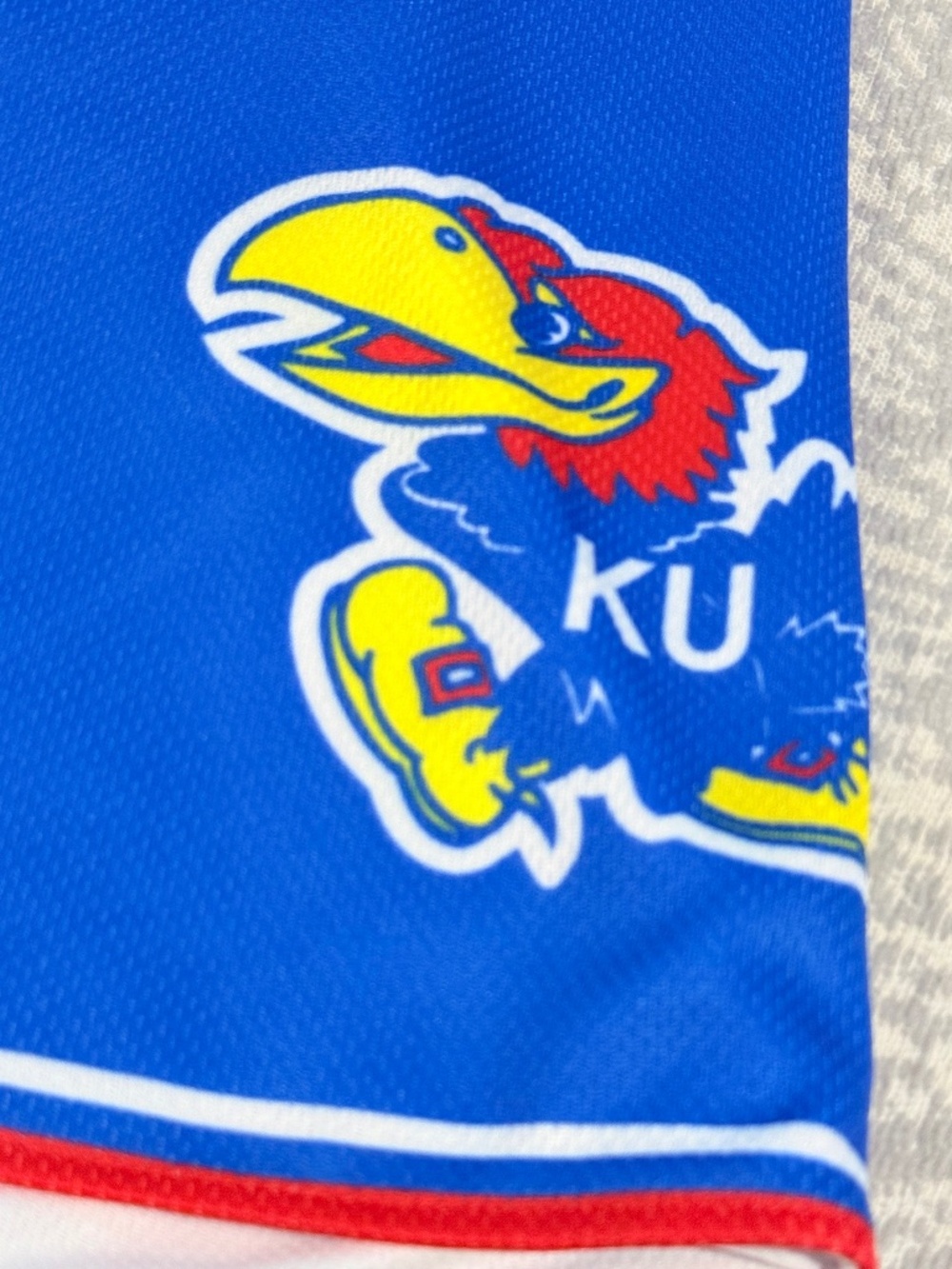 19nine Hardwood History Kansas Jayhawks Basketball Shorts Men's Size M - White